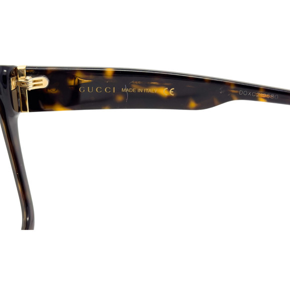 NWOT‎ Gucci LOGO Red Green Ophidia Oversize Square Sunglasses Brown Lenses - Picture 4 of 14